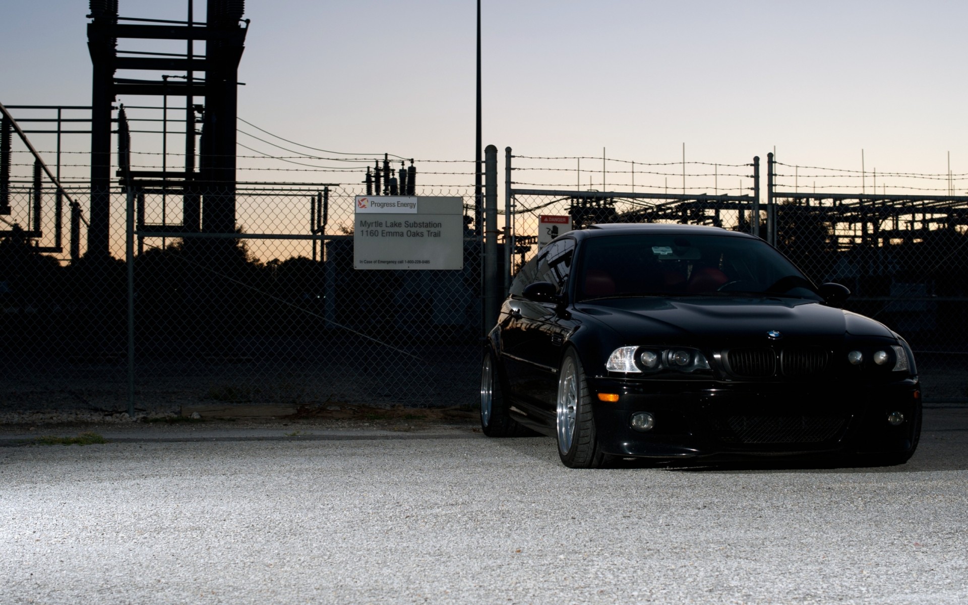 e46 coupe bmw schwarz m3 vorderansicht tuning