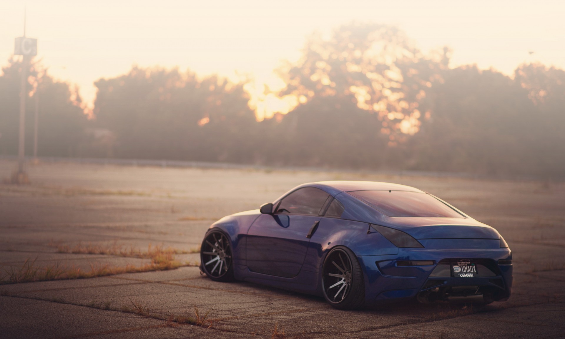 bas tuning nissan 350z landing bleu