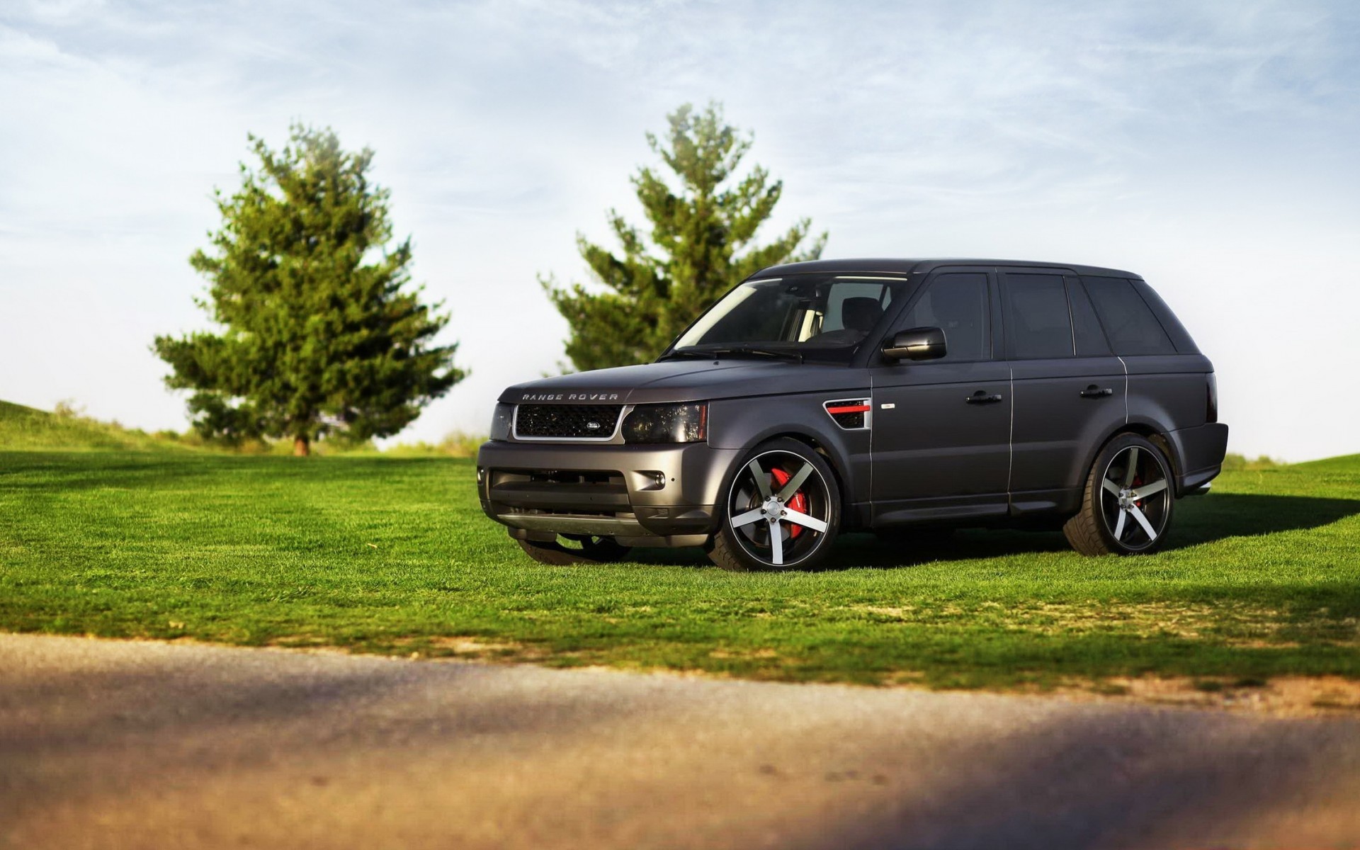 route voiture herbe suv asiatique land rover