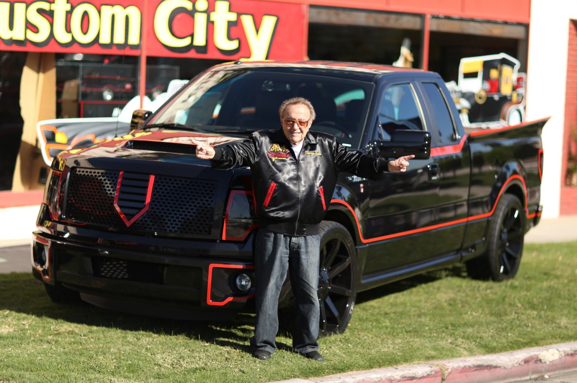 camion ford nero batman