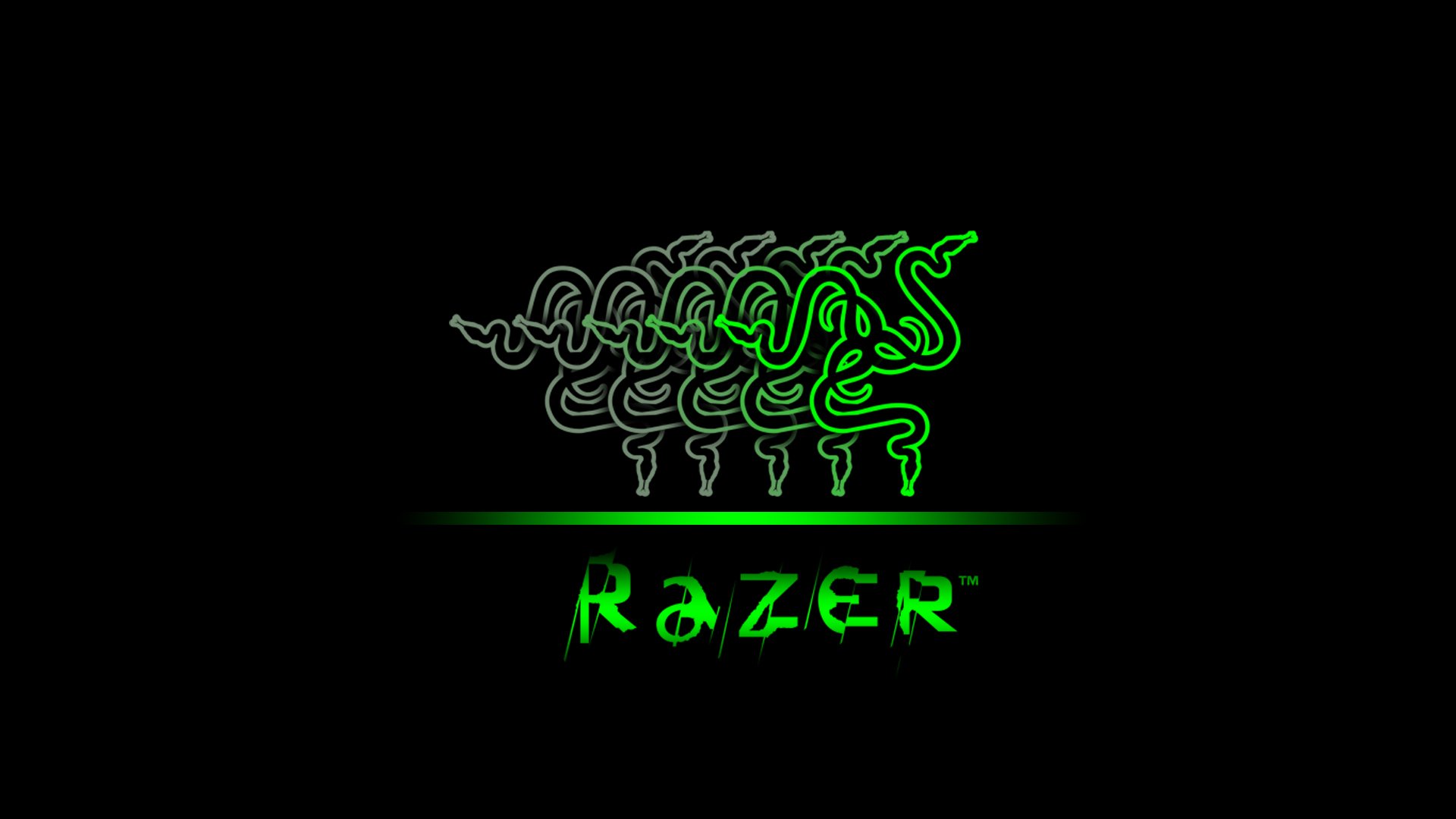 razer обои логотип