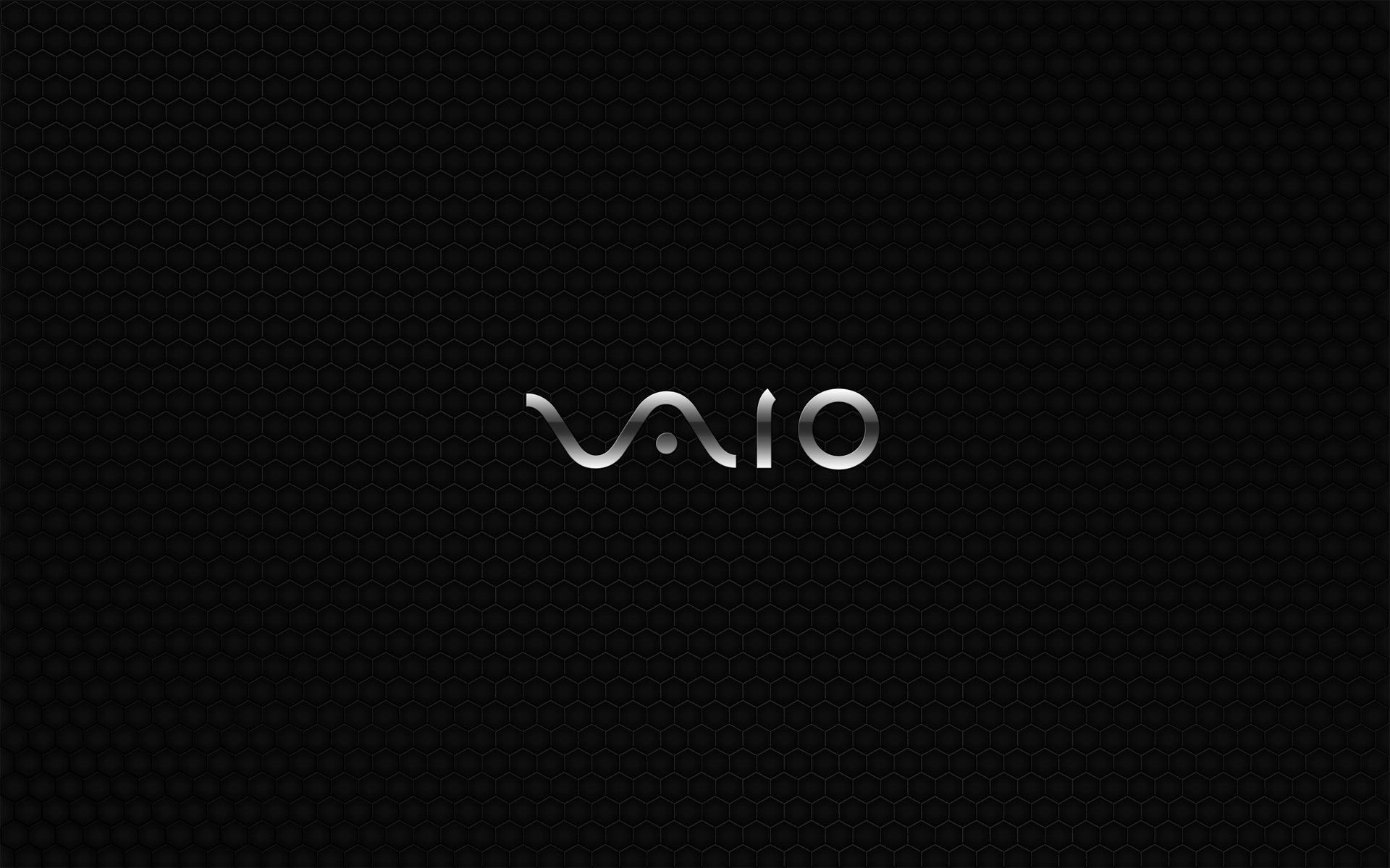 vaio schwarz waben netz logo