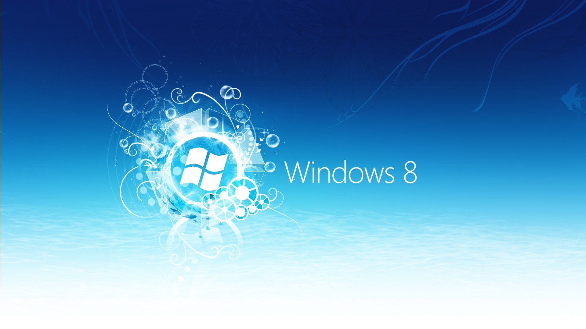 windows 8 style blue lightne