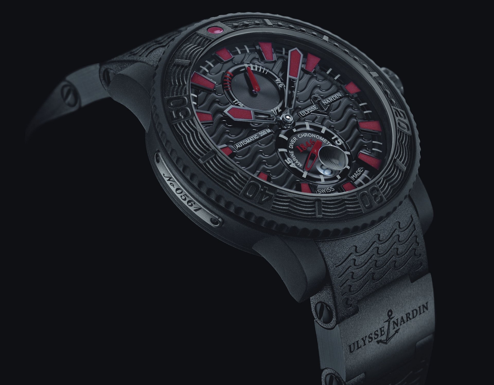 clock ulysse nardin black sea horlogere apartment