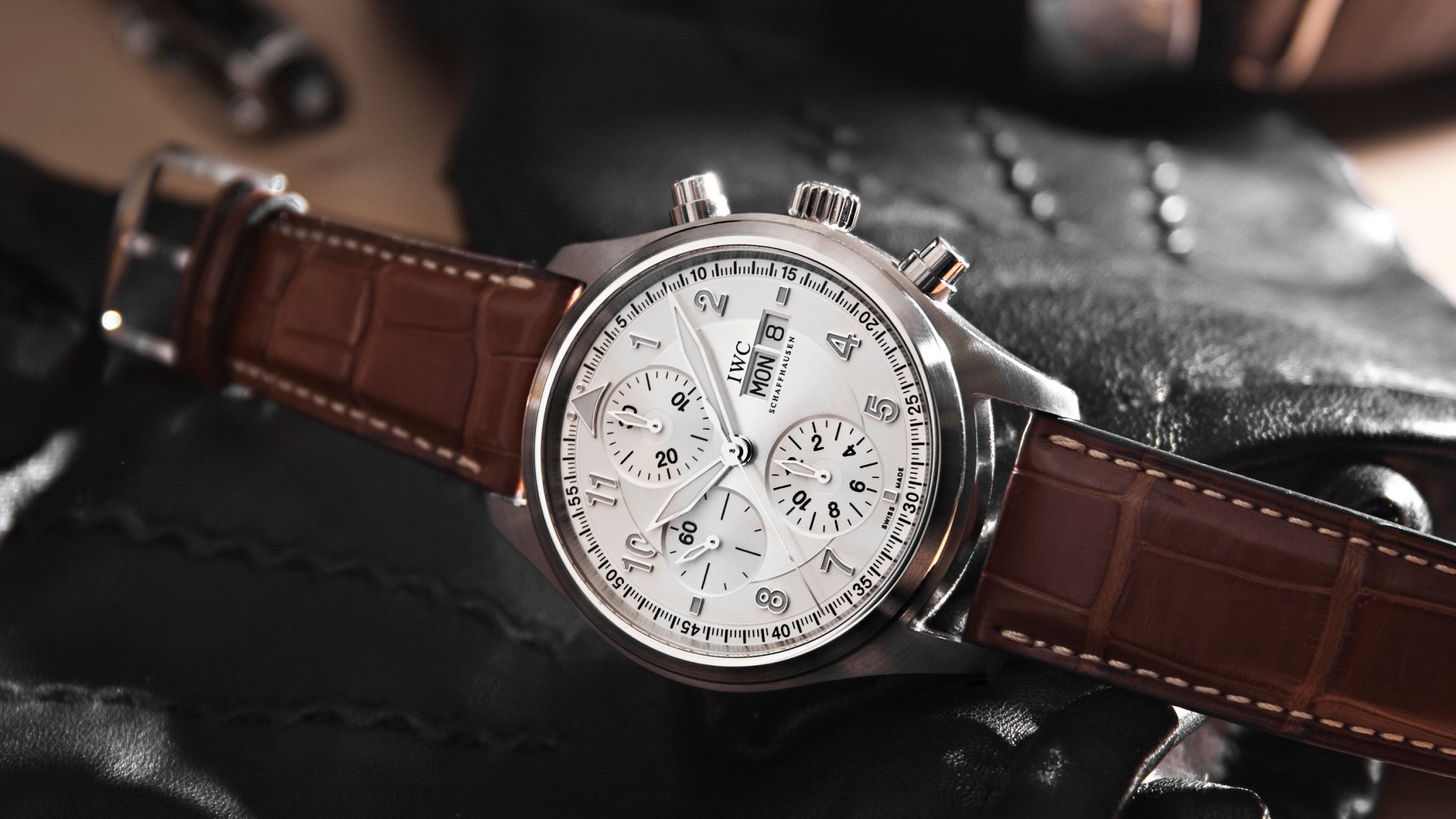 iwc uhr braun