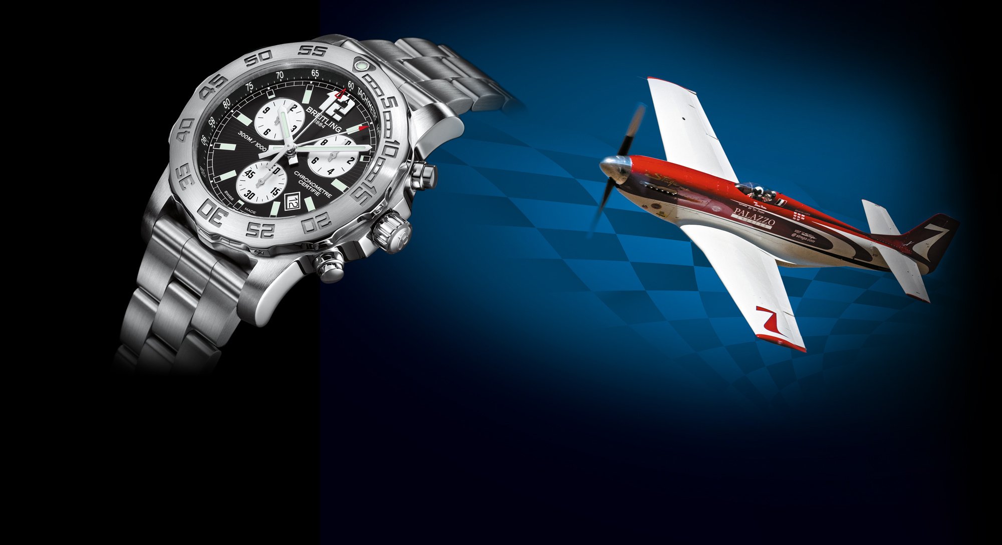 horloge breitling sault avion