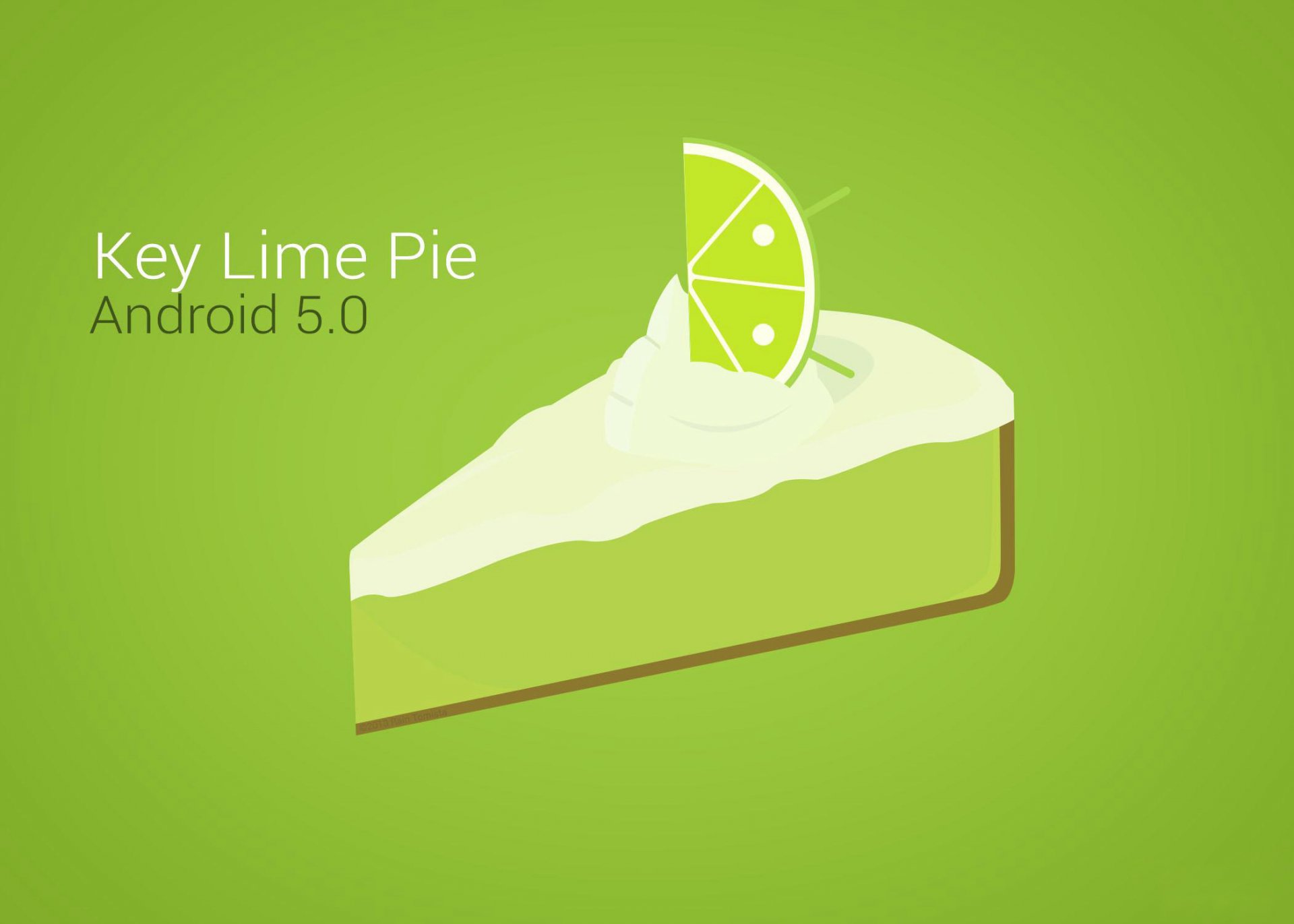 android limone lime fetta torta vettore disegno