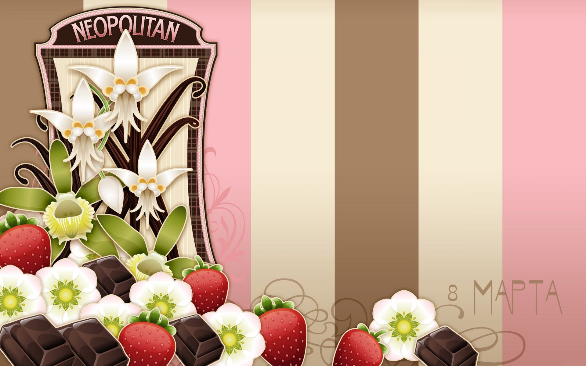 flowers chocolates flowers strawberries sweets chocolate stripe