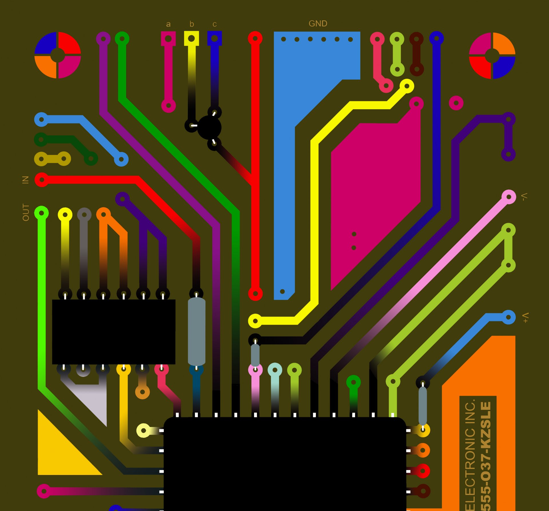 e equipment board chip chains track background