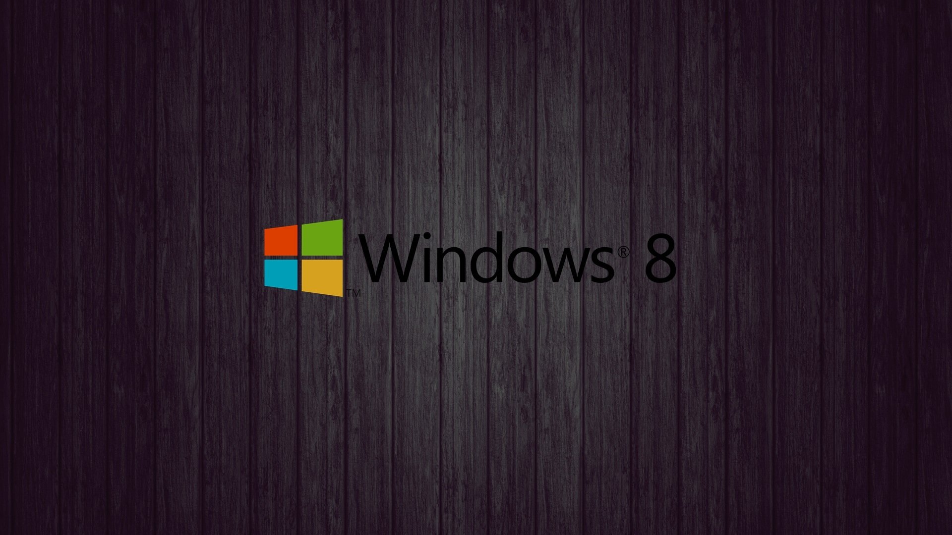 windows 8 noir bois pour le bureau