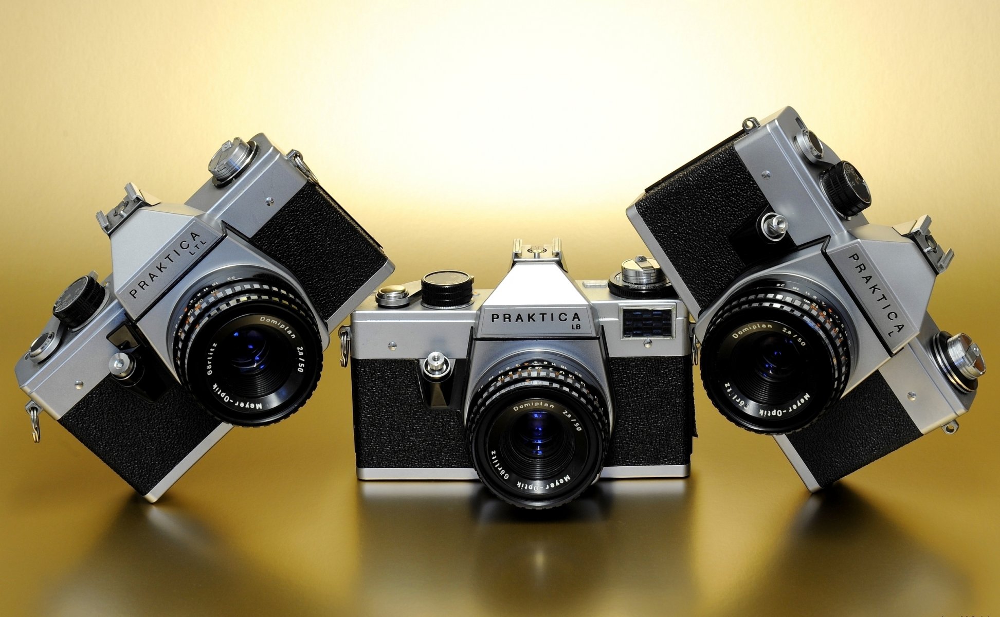 praktica ltl lb l slr mecánica película cámaras carcasas lentes obturadores tomas automáticas