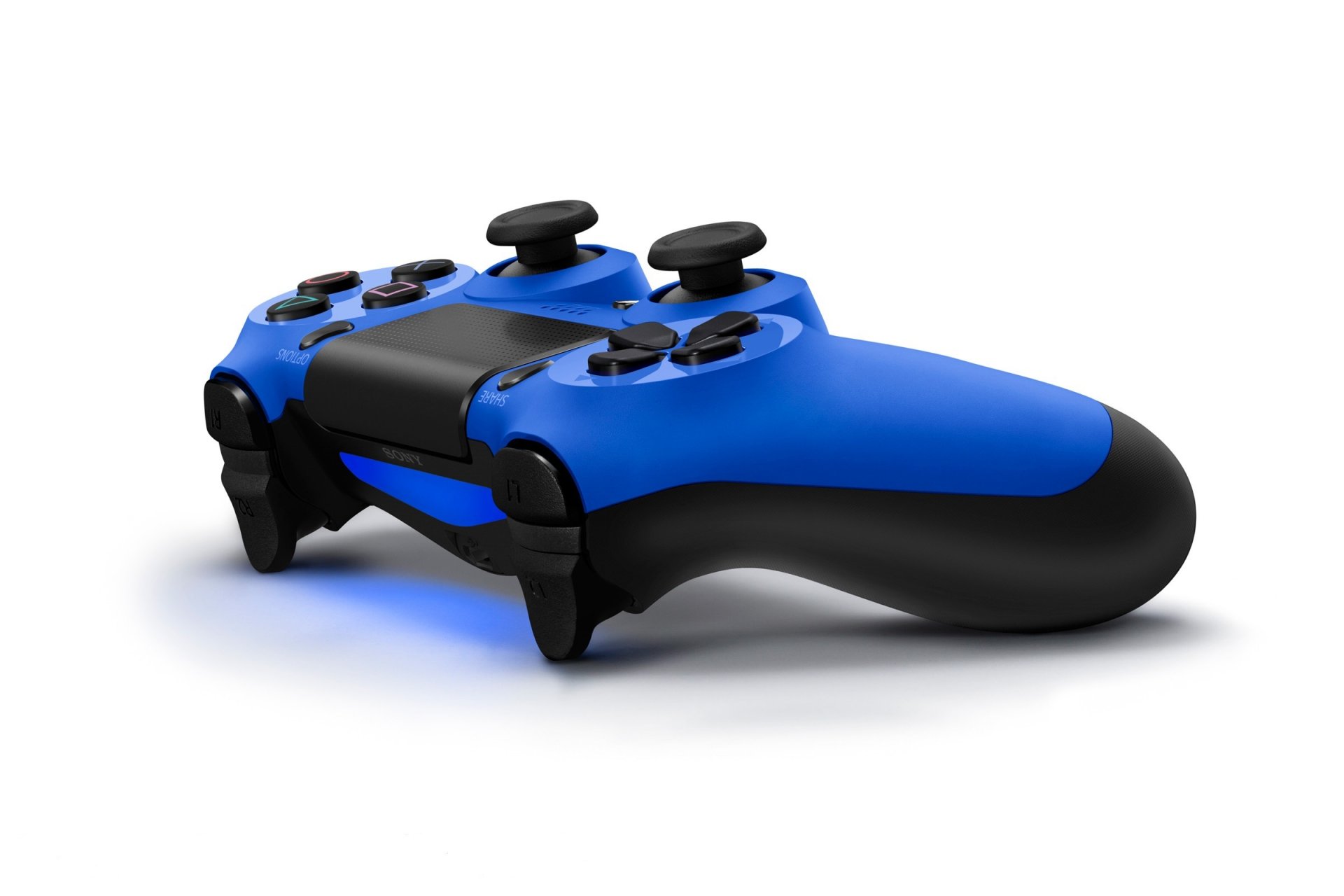 playstation ps4 sony dualshock 4 gamepad blu