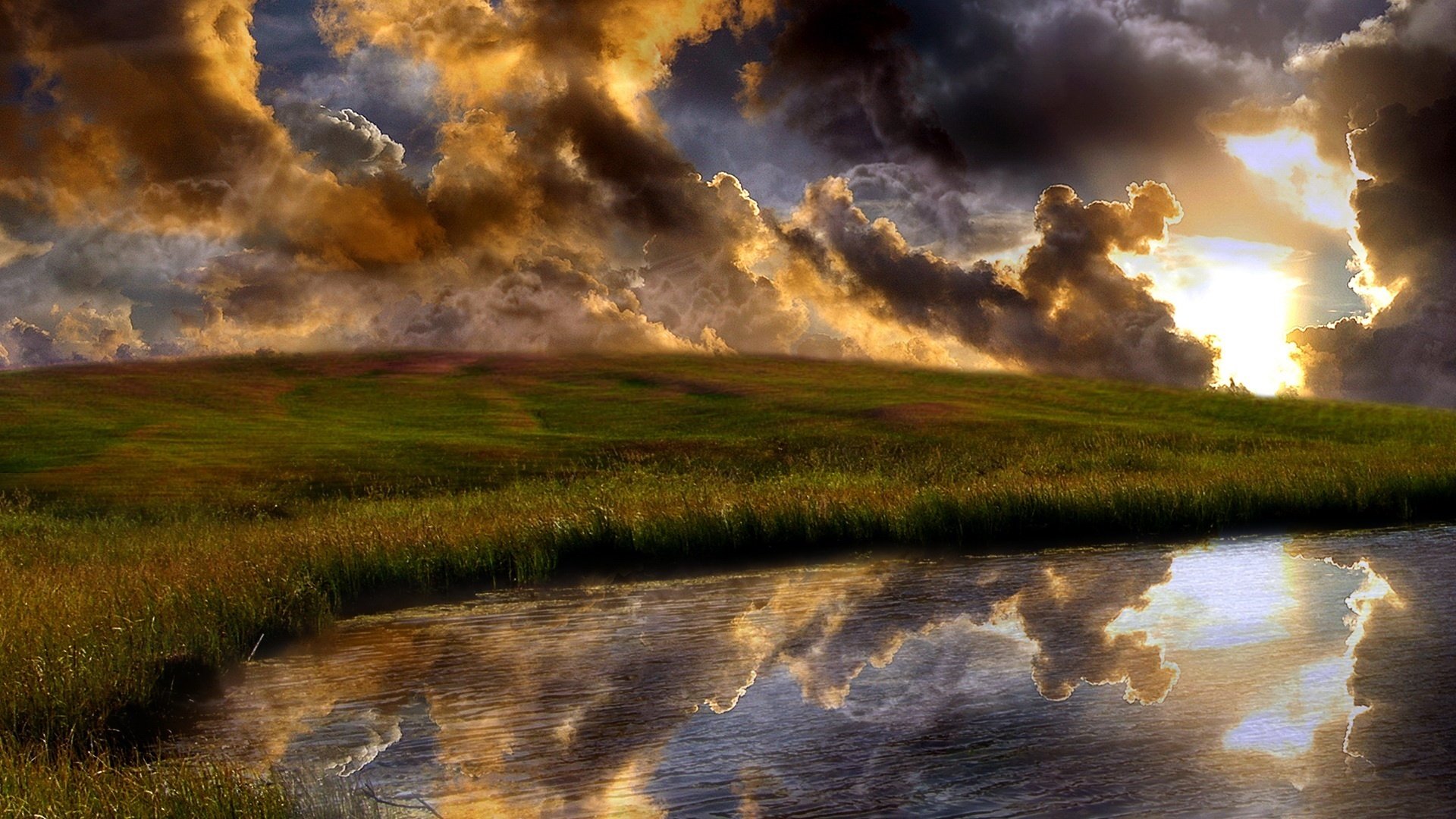 artiste de la nature coucher de soleil beauté ciel eau