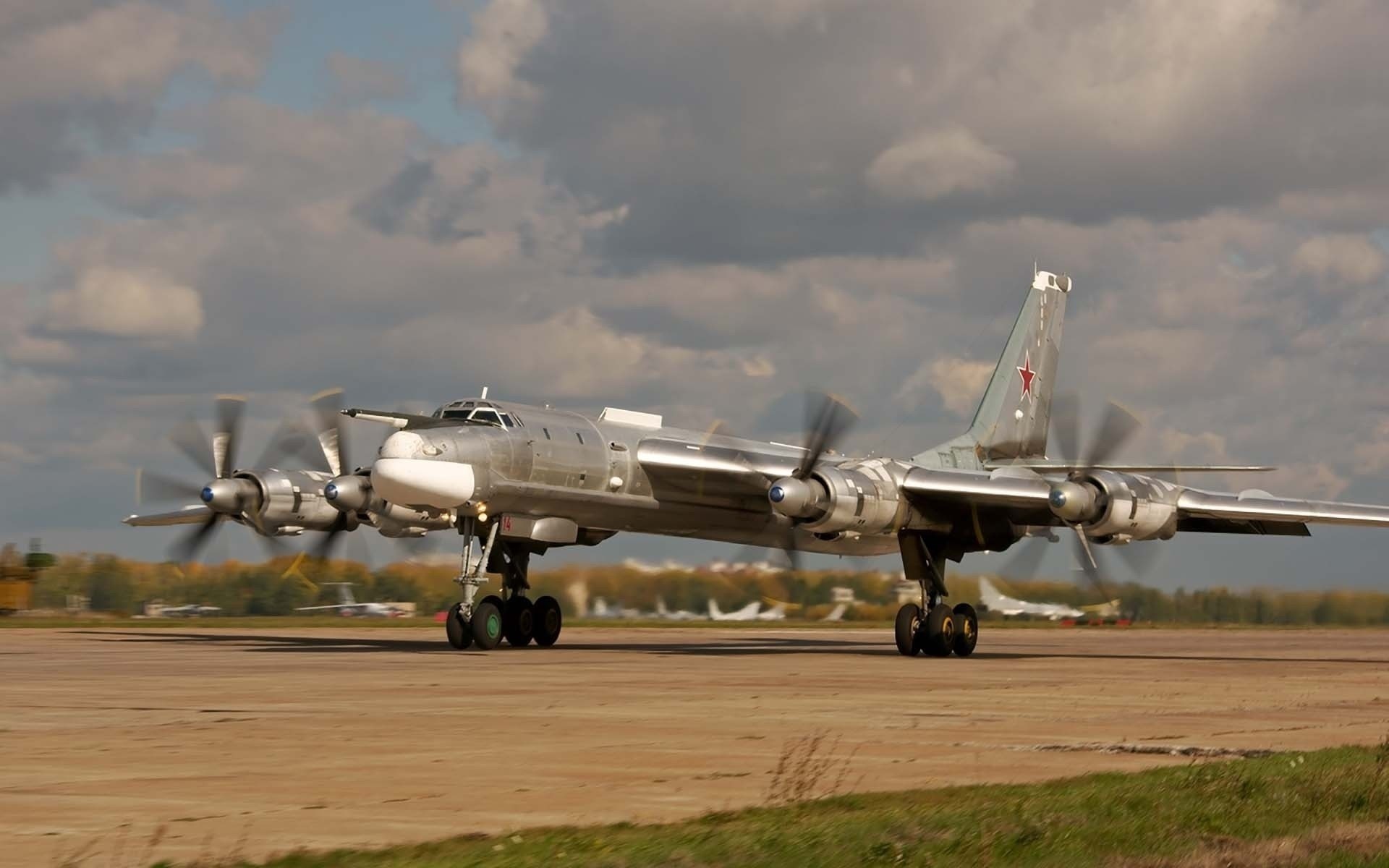 tupolew nick tu-95ms niedźwiedź siły powietrzne rosja