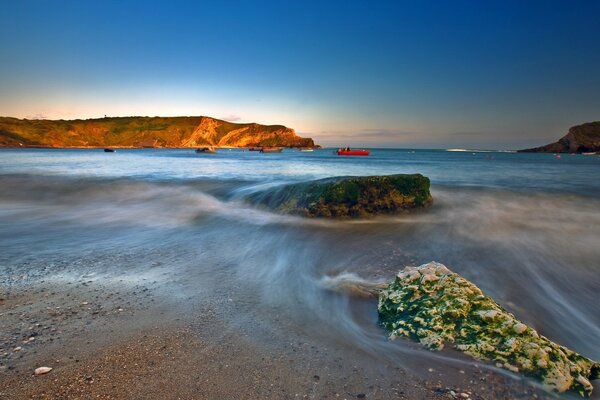 Screen saver fascinating view of the sea