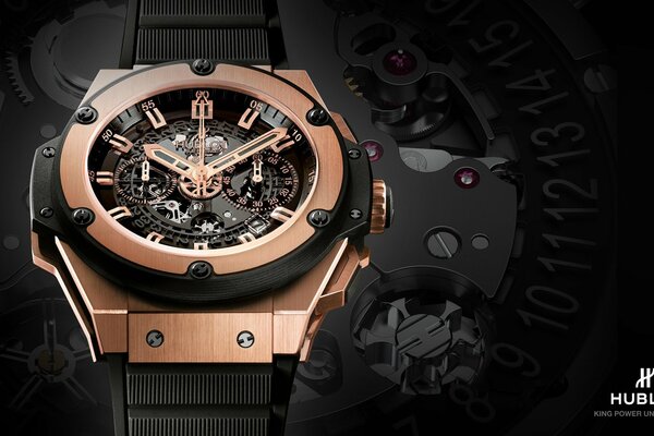 Hermoso reloj hublot con esfera original