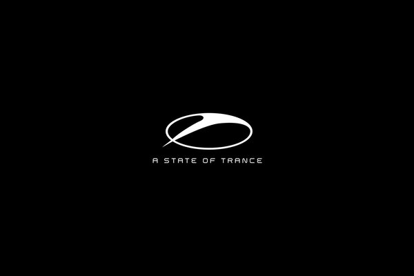 Logo Asot a state of trance na czarnym tle