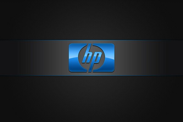 Emblema y logotipo de hewlett-packard