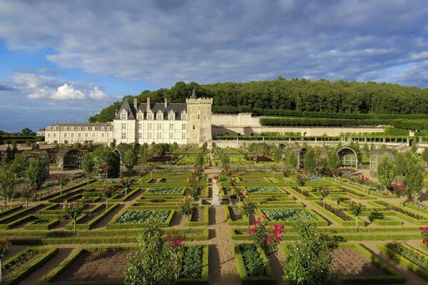 A castle and a huge garden