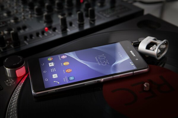 Téléphone Sony Xperia X2 populaire avec fond d écran hq