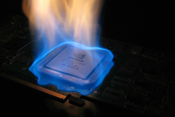 Nvidia graphics card that does not burn in the fire