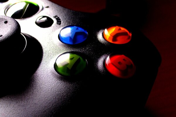 Coole Joystick-Tasten der Xbox 360 Spielkonsole