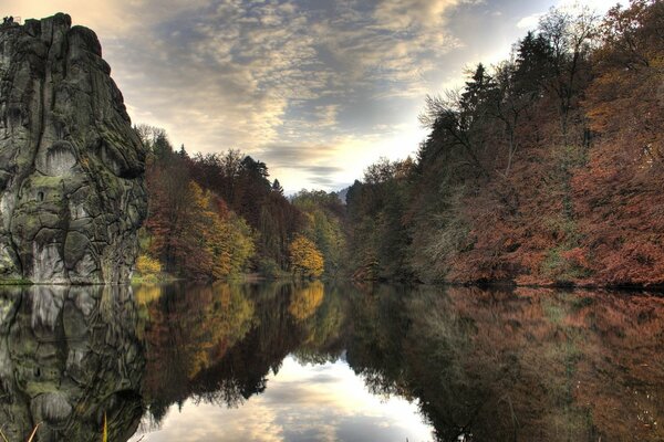 Doppelte Realität im Glassee