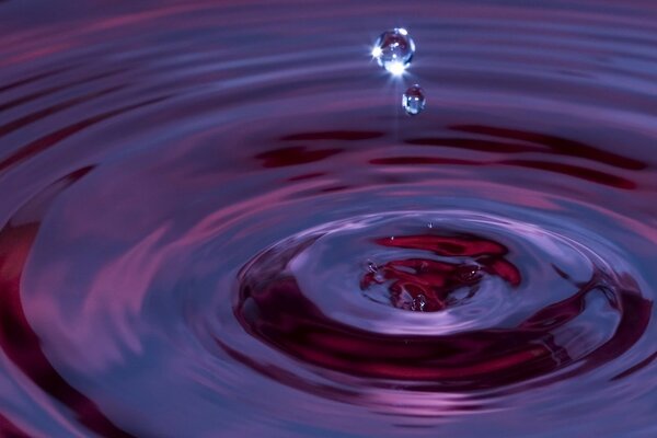 La gota cayó en el agua, se fueron los círculos