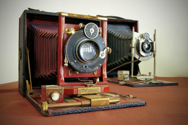 Fotocamere esposimetriche di grande formato Vintage