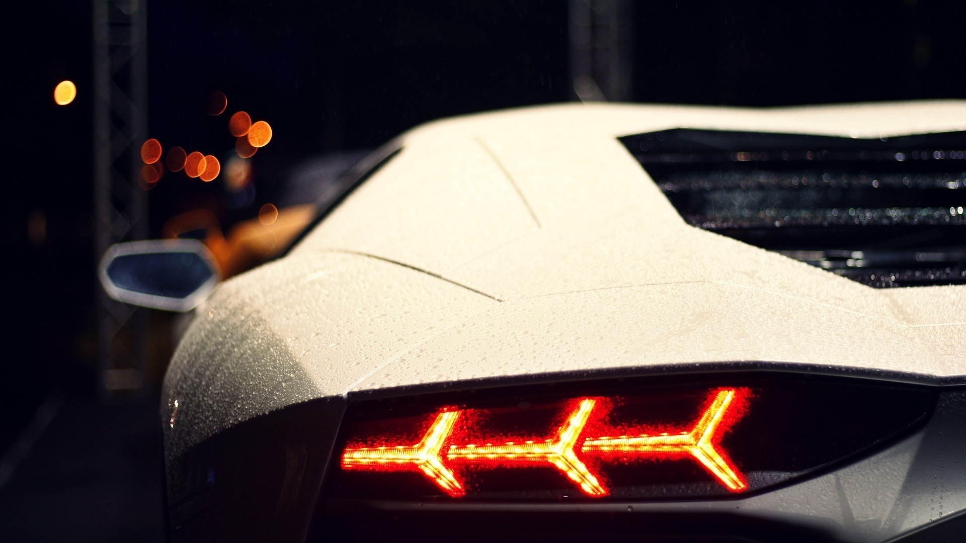 voiture lamborghini gros plan noir aventador