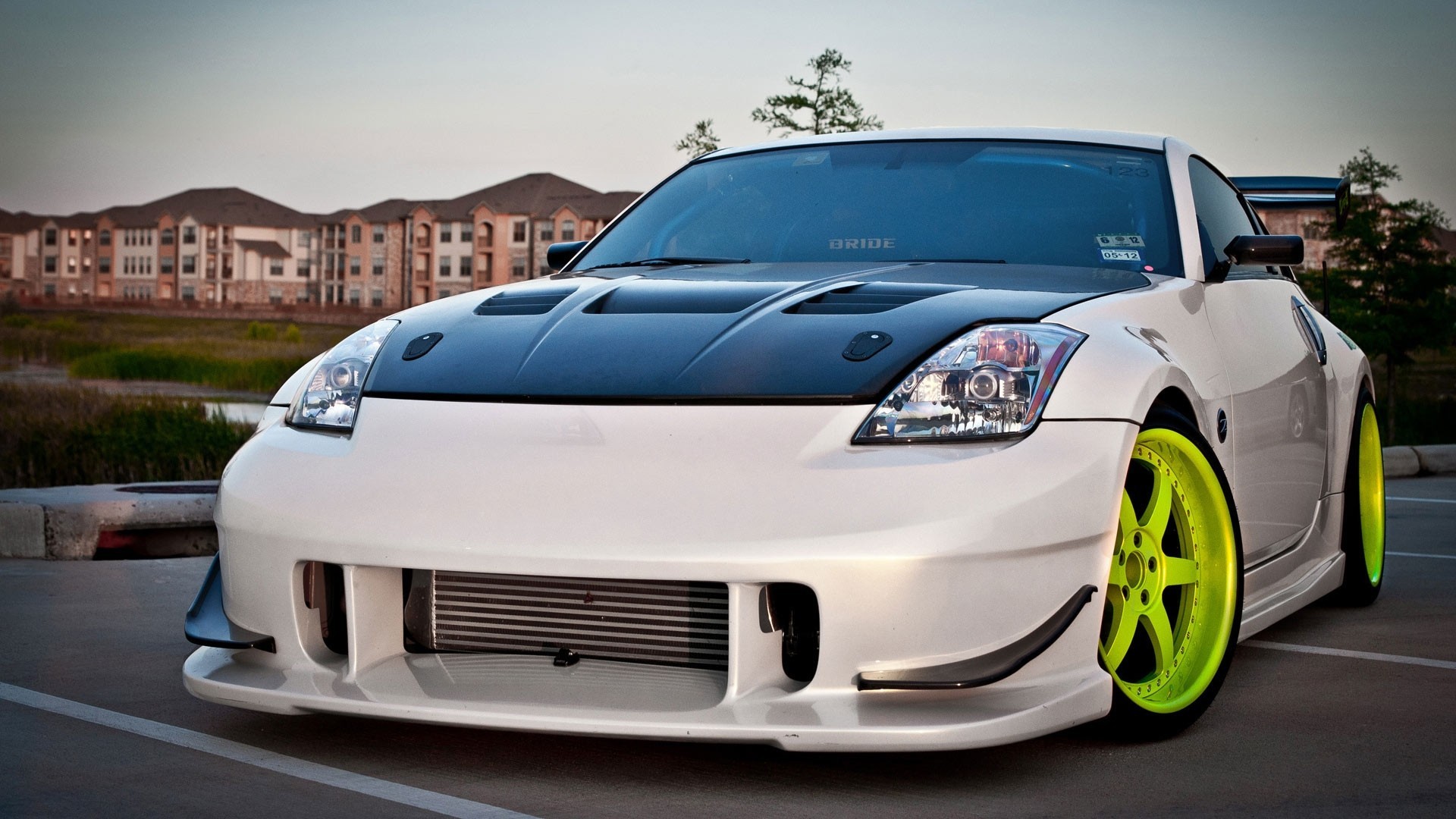 nissan coupé nissan 350z voiture de sport blanc