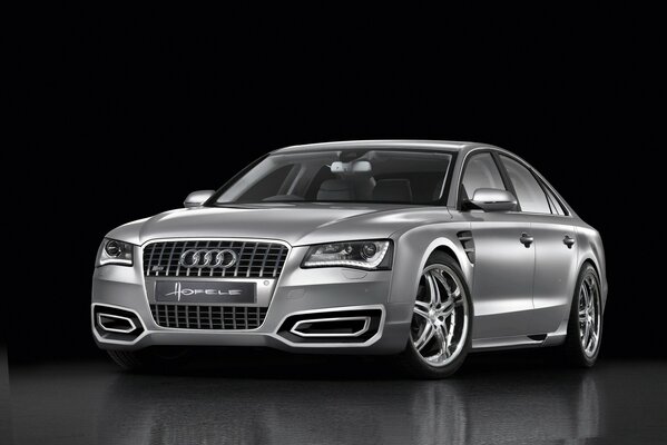 Virtual tuning Audi a8 gray