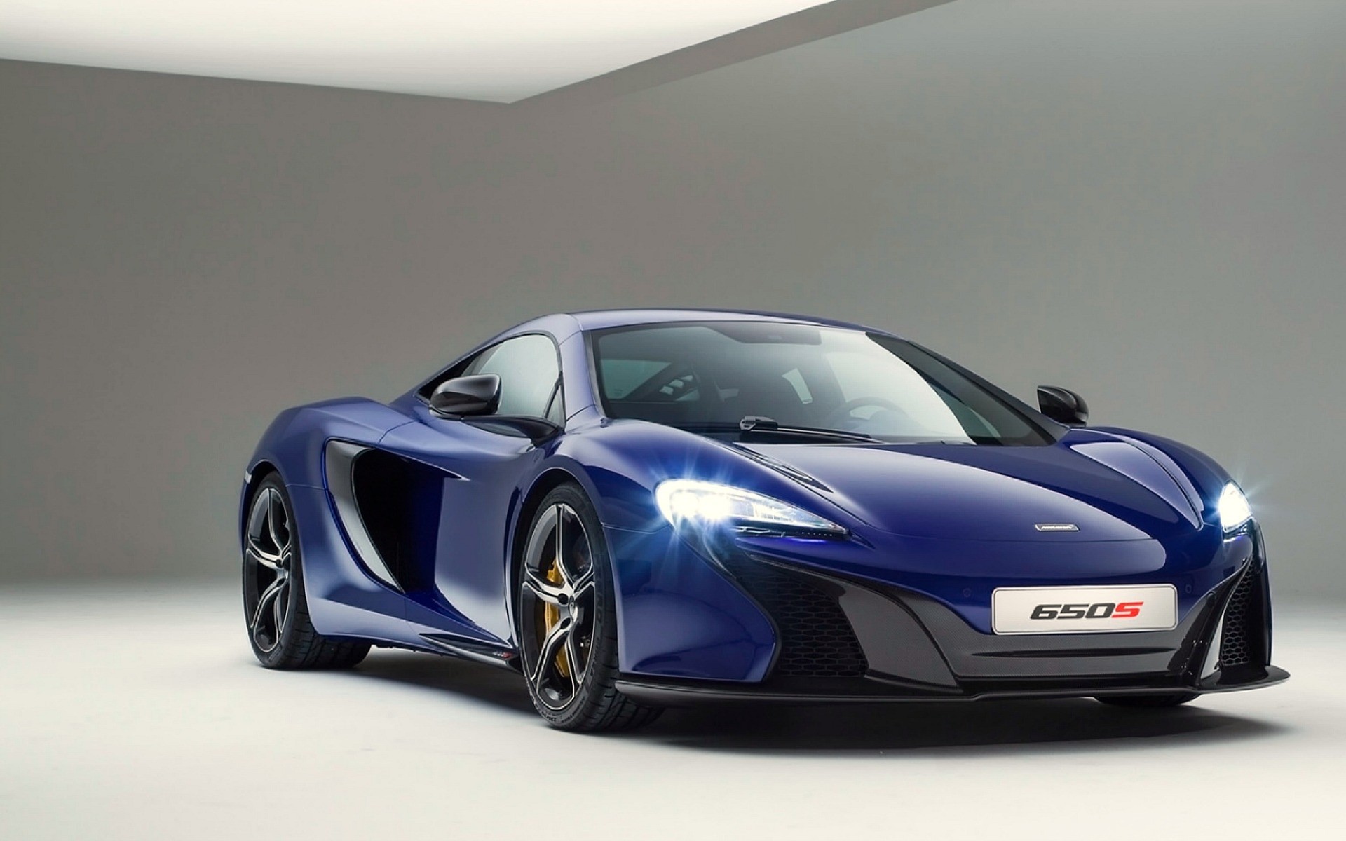 mclaren bleu 2014 voitures