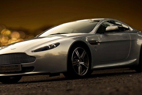 Aston martin coupe car