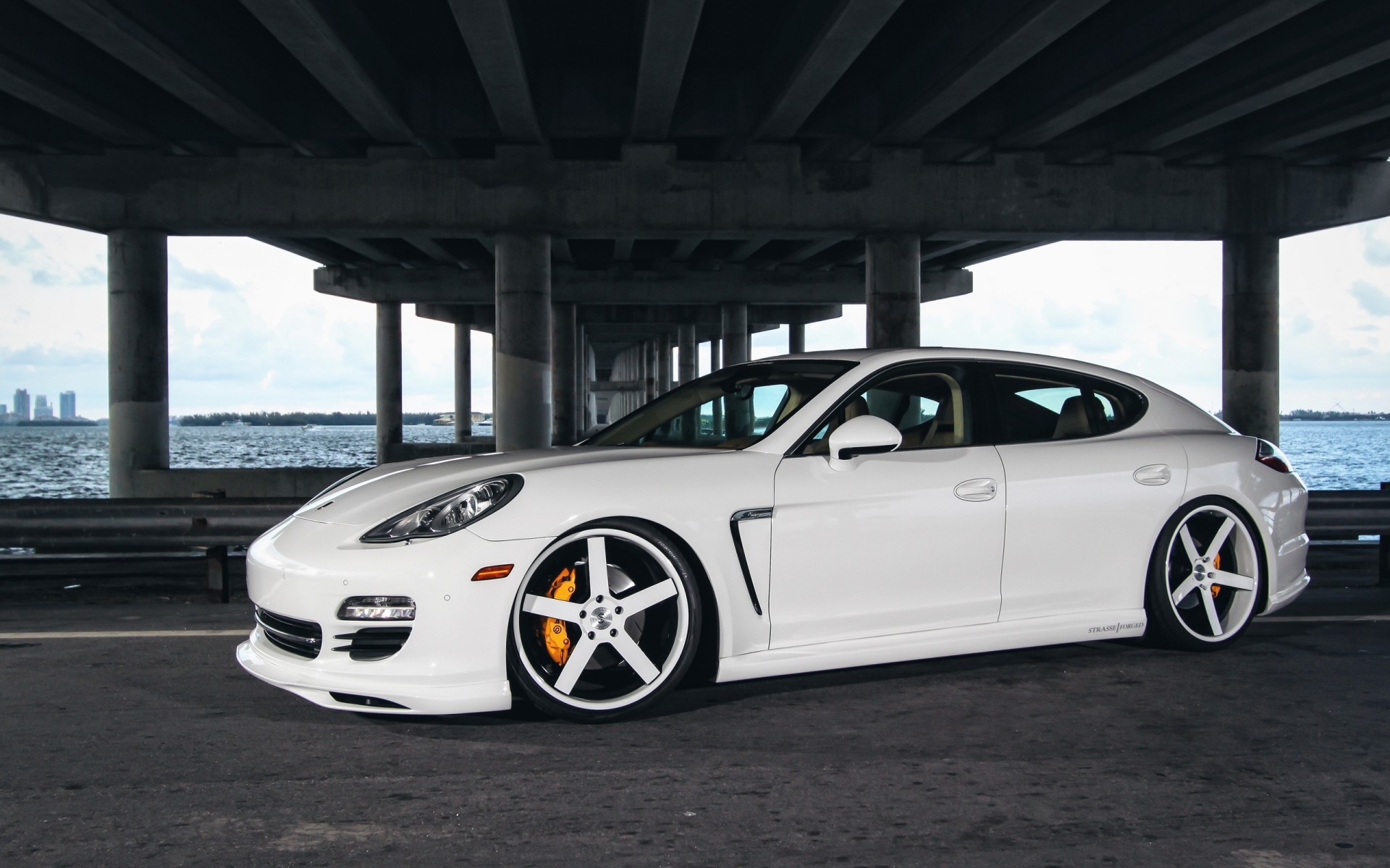 panamera porsche bump tuning bridge drives car machinery