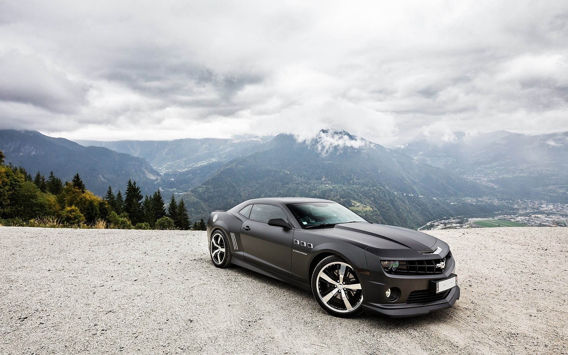 camaro ss corvette chevrolet montañas 2014