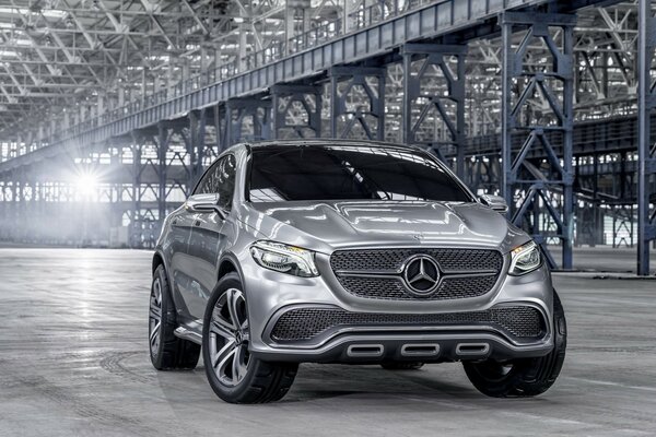 Mercedes benz, внедорожник, вид спереди