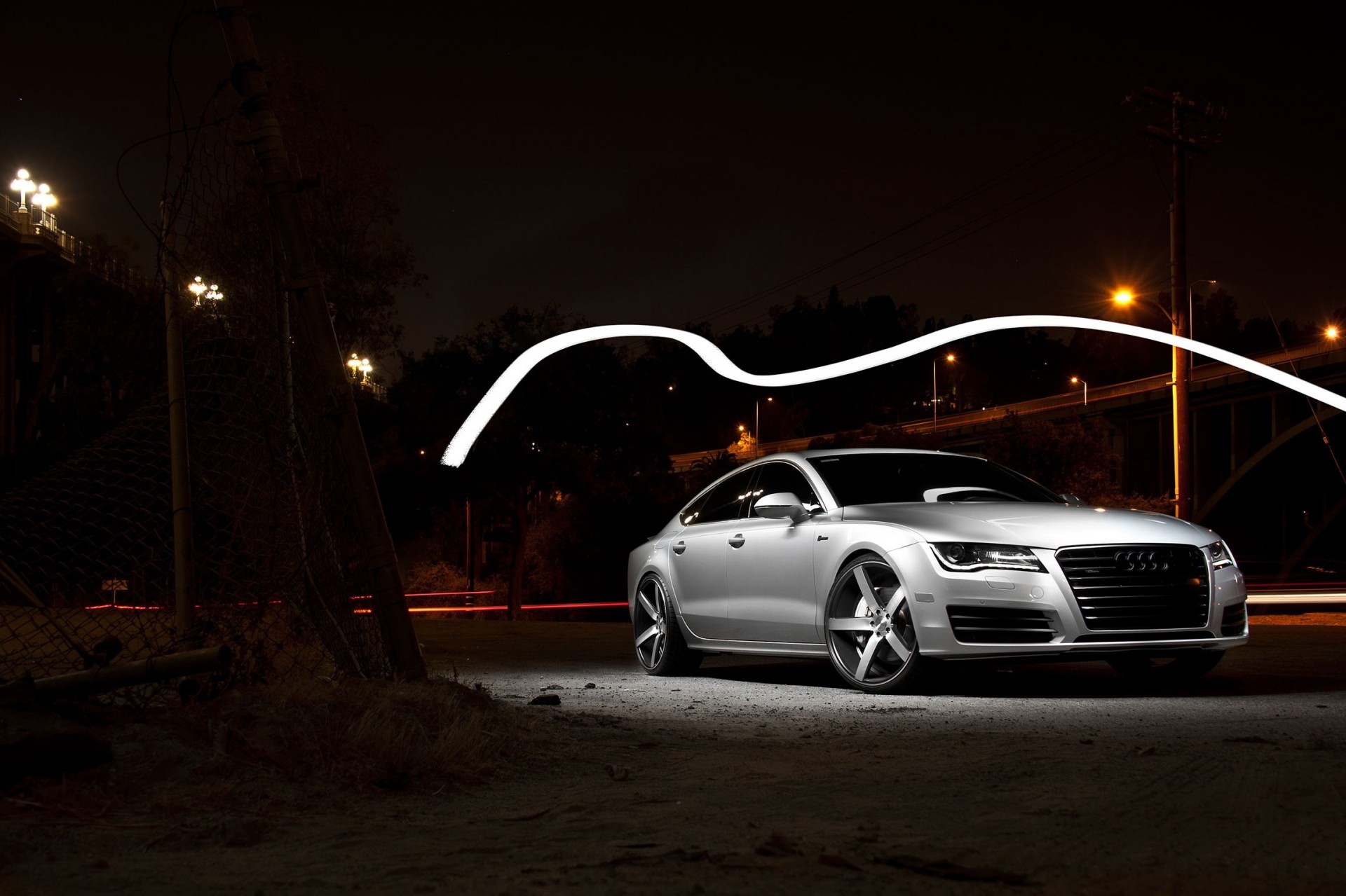 noche coches audi