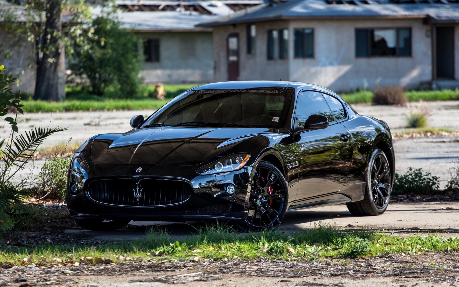 auto maserati super voiture noir