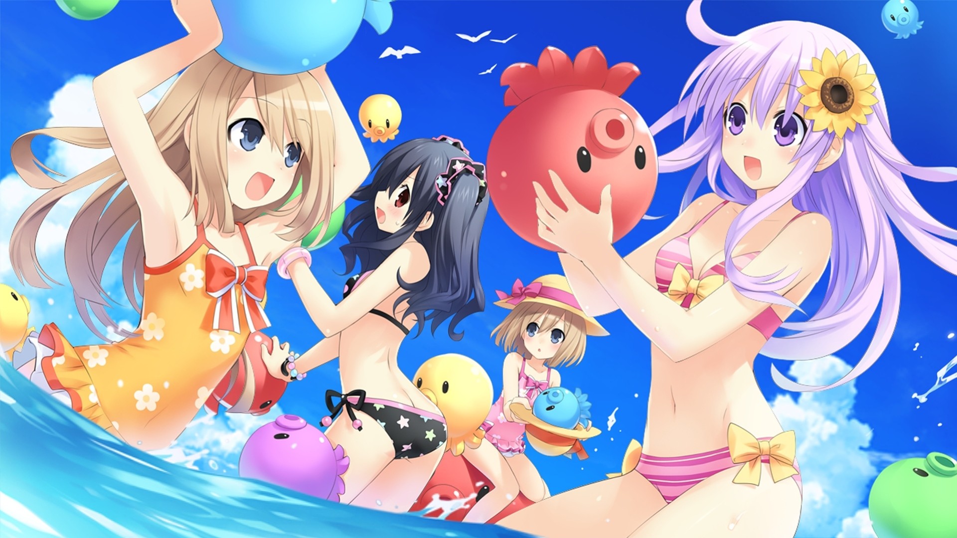 nepgear bikini ram swimsuit yuni hyperdimension neptunia mk2