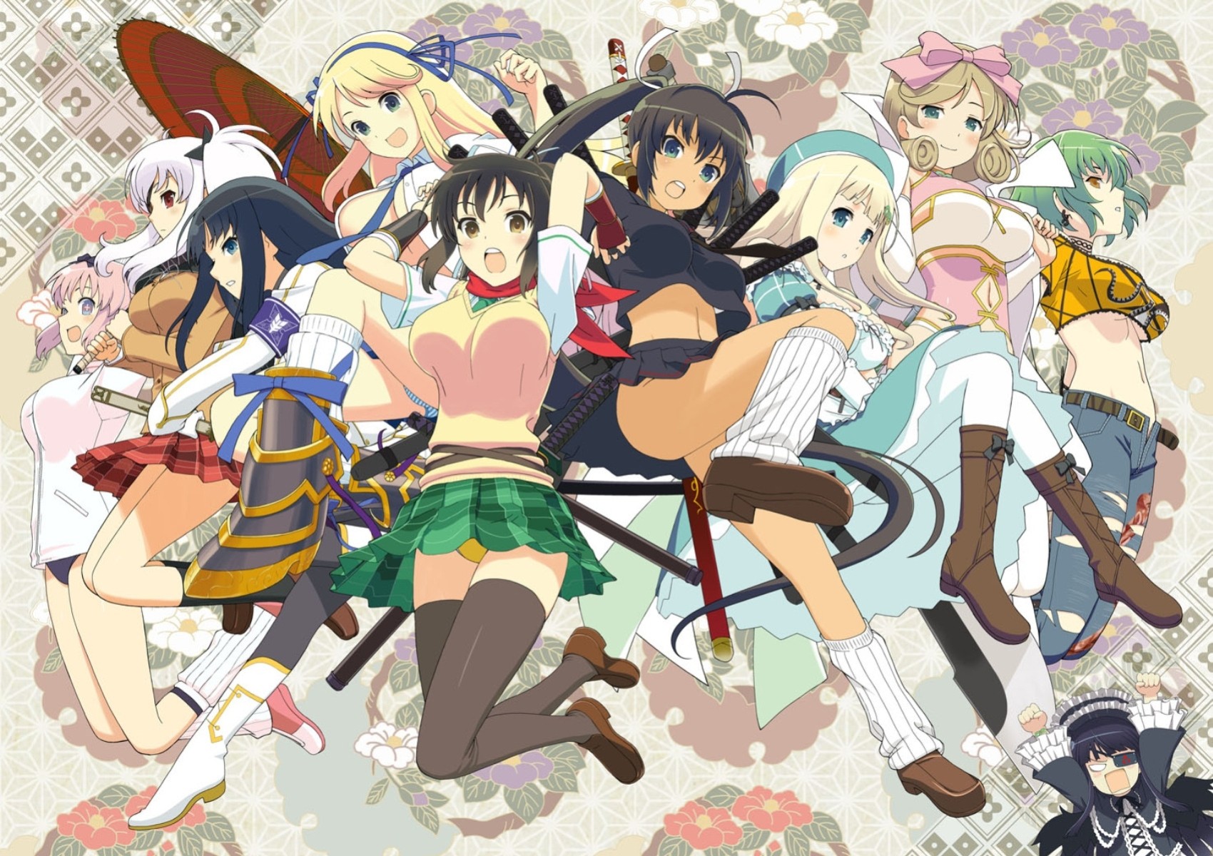 yagyuu senran kagura hibari senran kagura аска homura ikaruga senran kagura кацураги