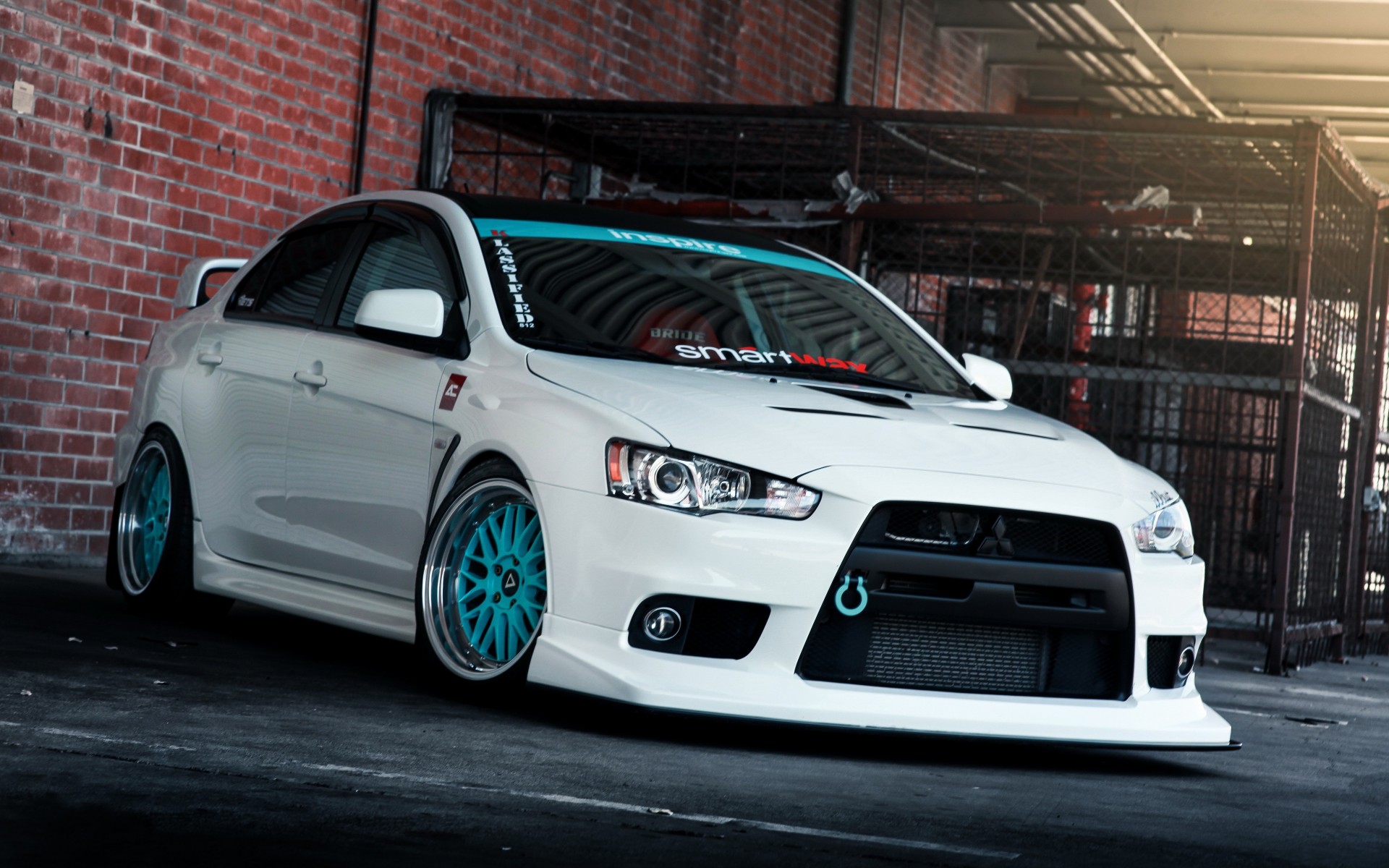 tuning coche autoempapelado evo x mitsubishi lancer tuning