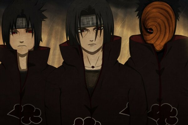 Uchiha Itachi cheveux noirs