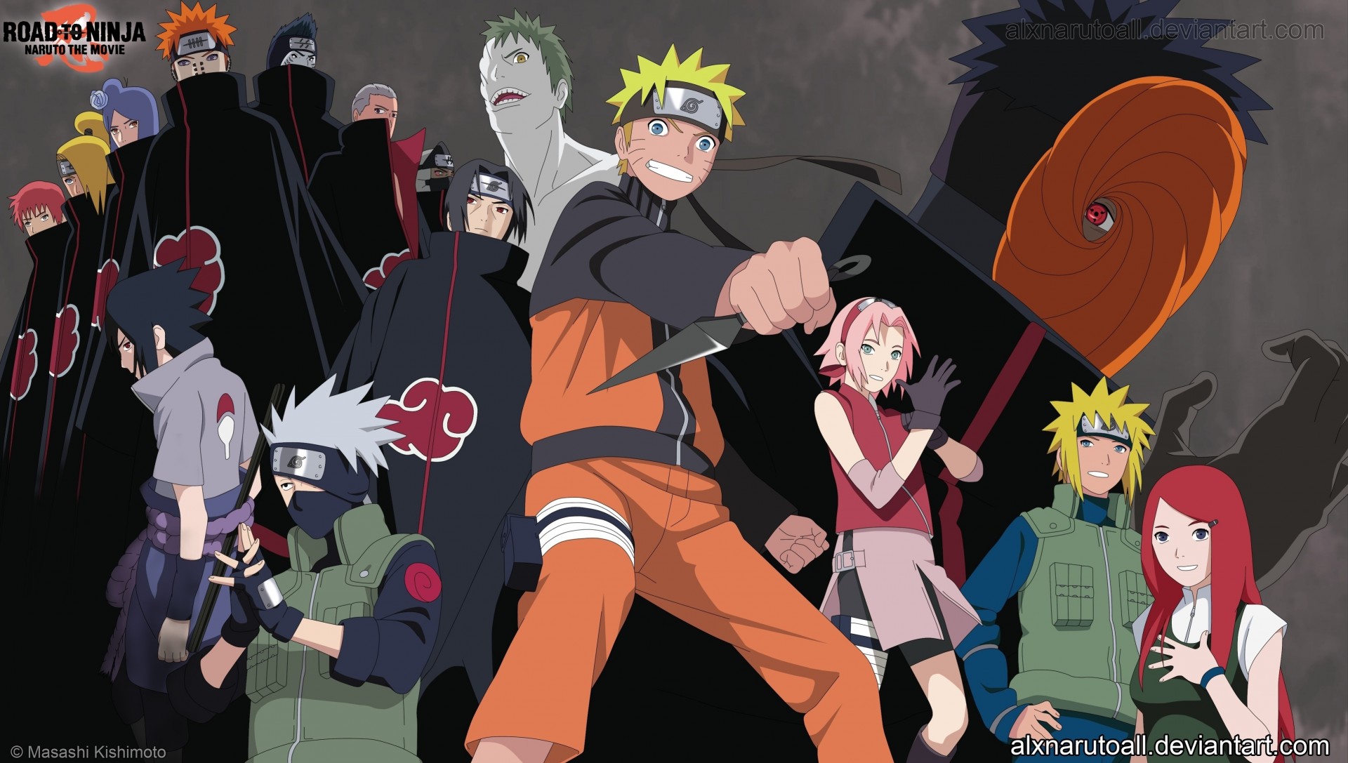 minato sasuke tobi kakashi naruto kushina sakura