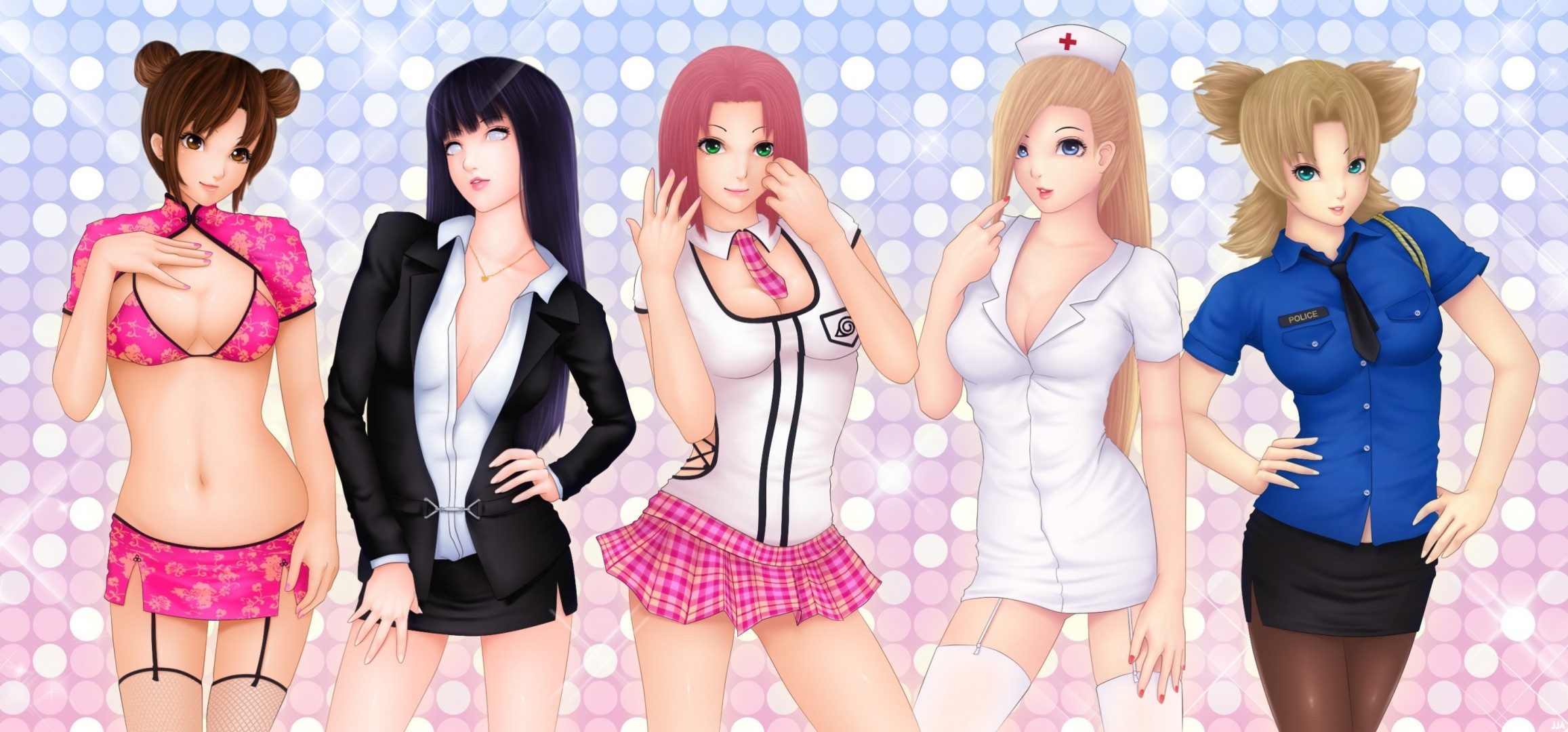 girls naruto clothing art picture