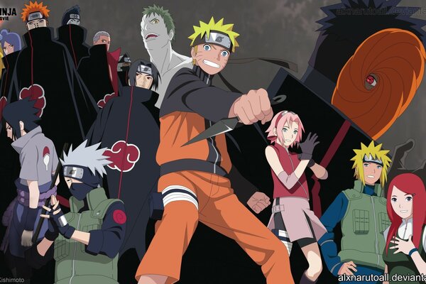 Naruto all the characters in one picture