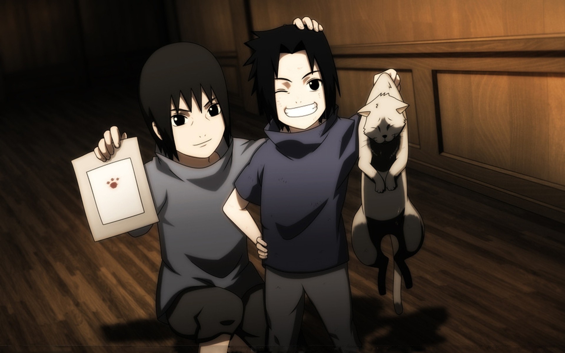 art naruto anime cat uchiha sasuke uchiha itachi