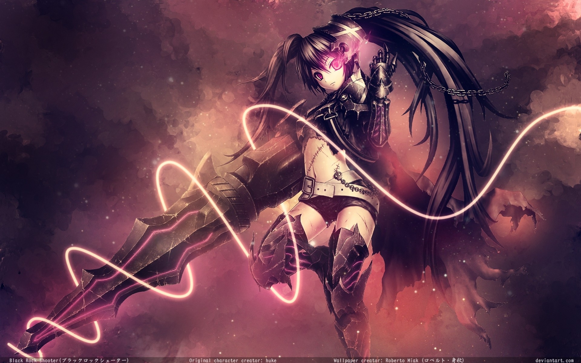 tagme bauchnabel mad black rock shooter