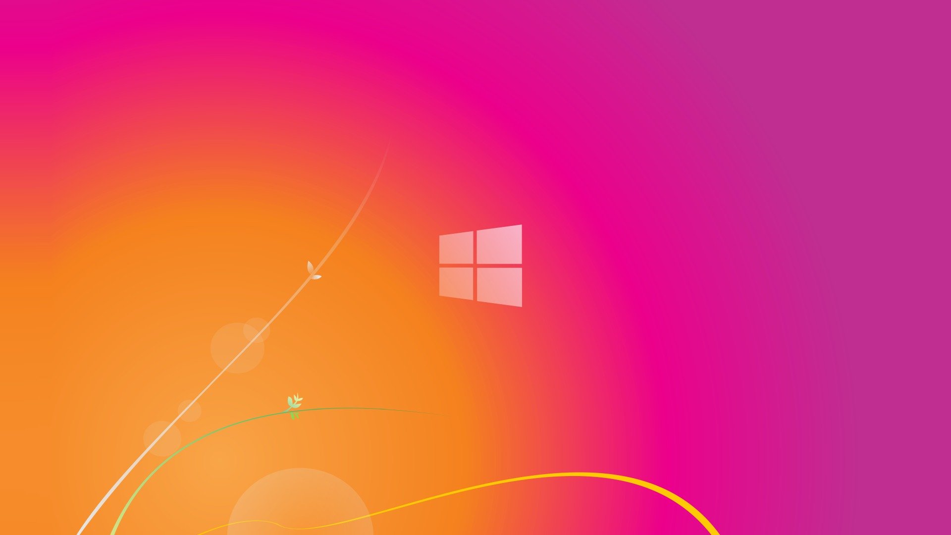 abstrait minimalisme fond rose texture couleur lumineux transition spectre lignes windows 8 orange