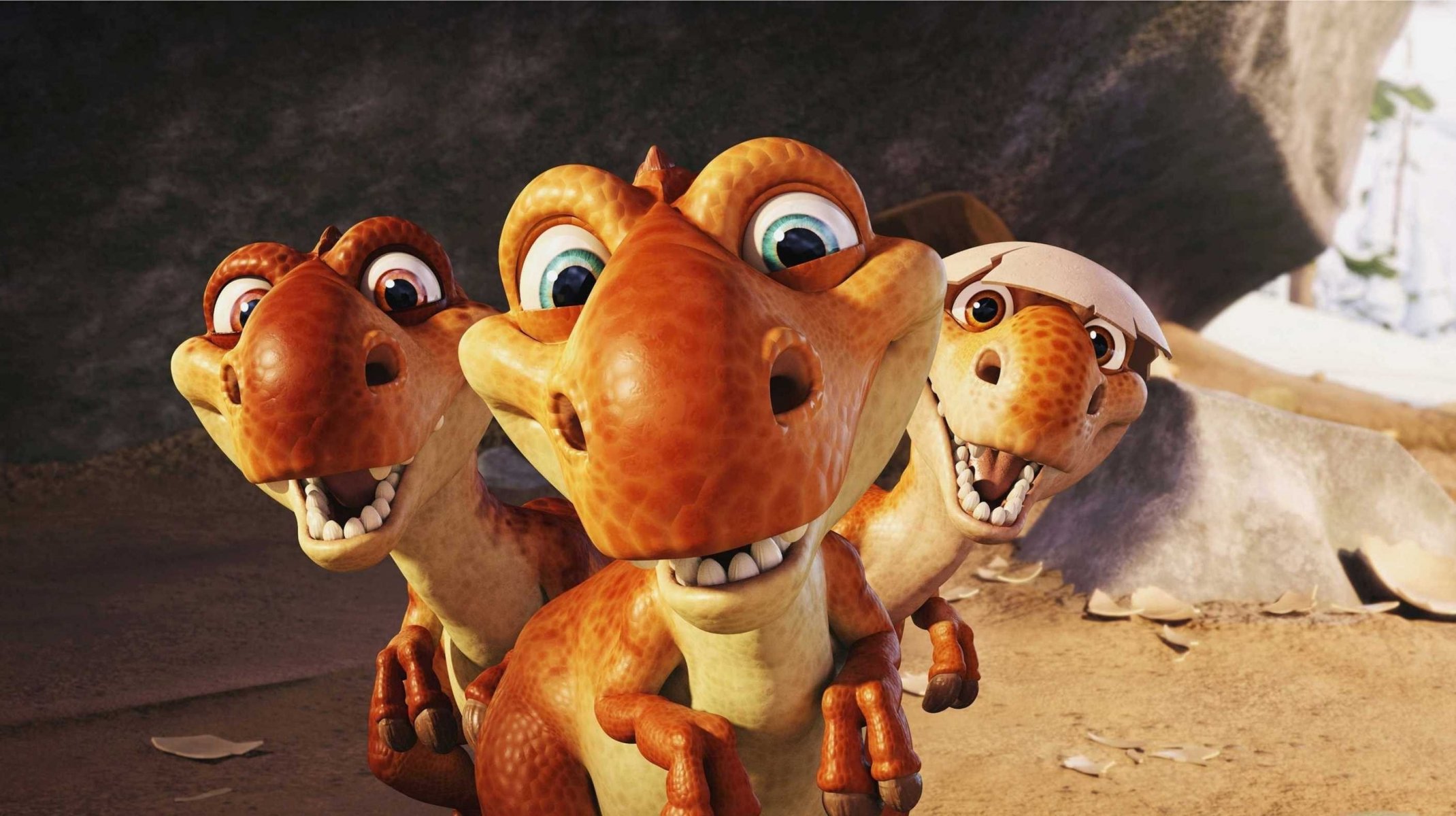 dinos ice age lovely creation cartoon